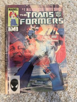 Marvel Transformers #1 Comic Book 1984