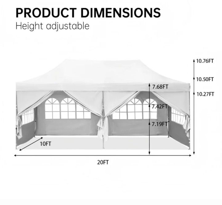 Brand New 10x20 Heavy duty Canopy