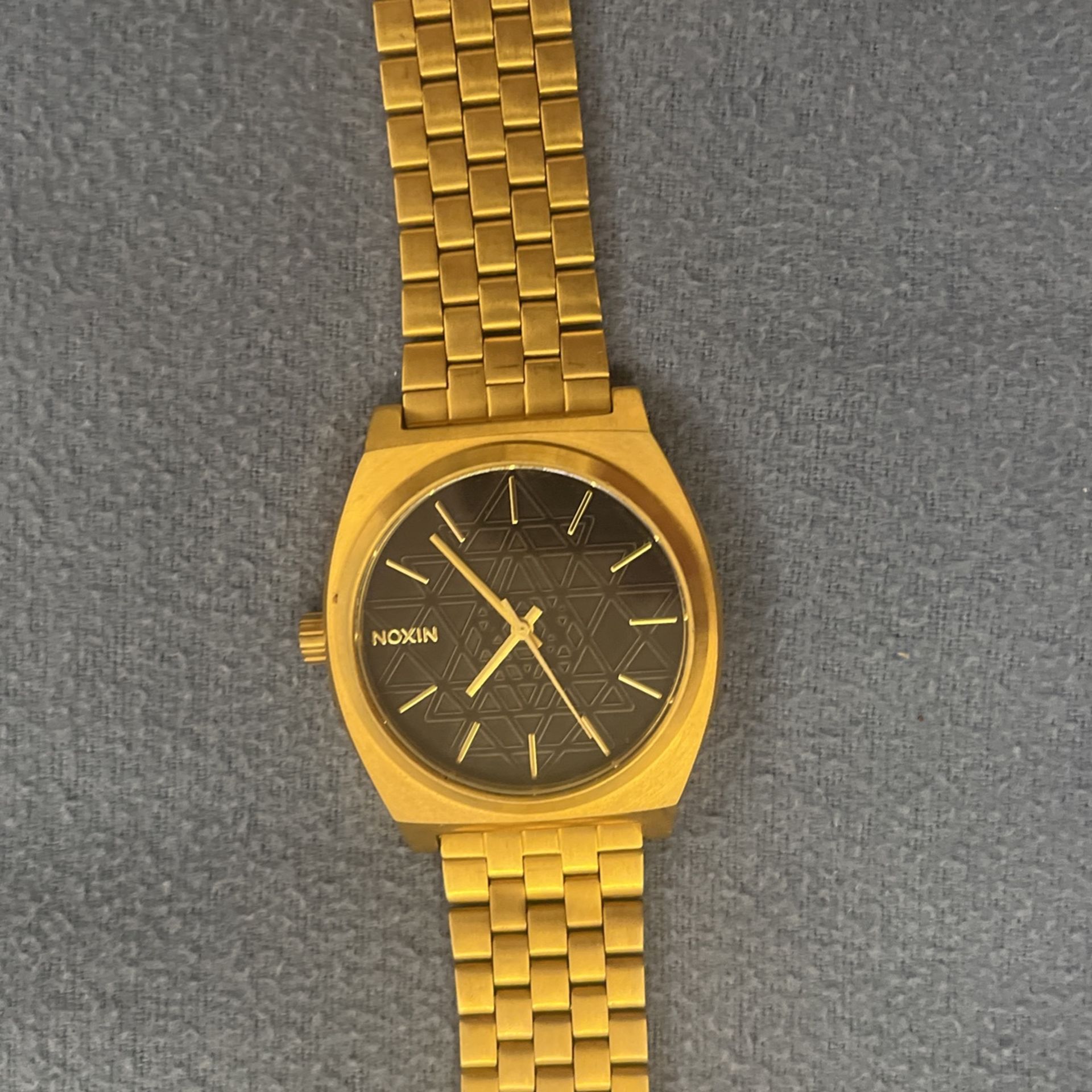 Nixon Gold Stainless Steel Watch