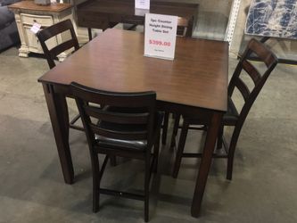 5Pc Counter Height Table Set Sale
