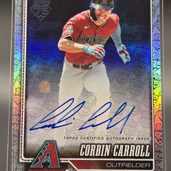 2026 TOPPS 75TH RAINBOW CORBIN CARROLL AUTO AUTOGRAPH 65/75 DIAMONDBACKS