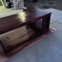 Rustic L-shaped Desk 