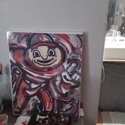The Ohio State Brutus Storm Striker Painting By Justin Pratton