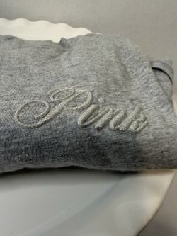 PINK Glittery T-Shirt Size M