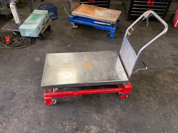 VESTIL 800 lbs hydraulic scissor lift table for Sale in ...