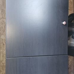 3 Section Wood Cabinet