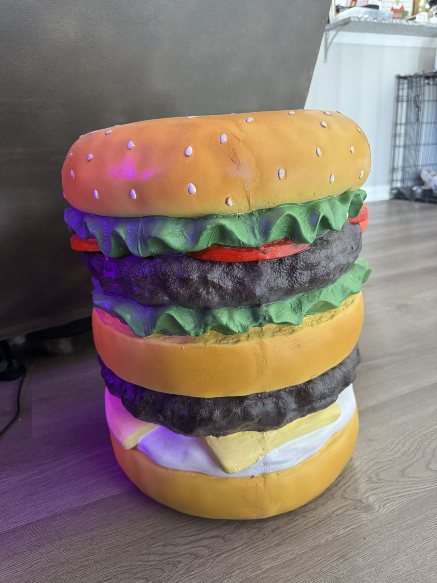 Homegoods / TJ Maxx Burger Food Stool