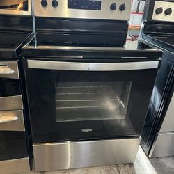Whirlpool Stainless Steel Smooth Top Range 
