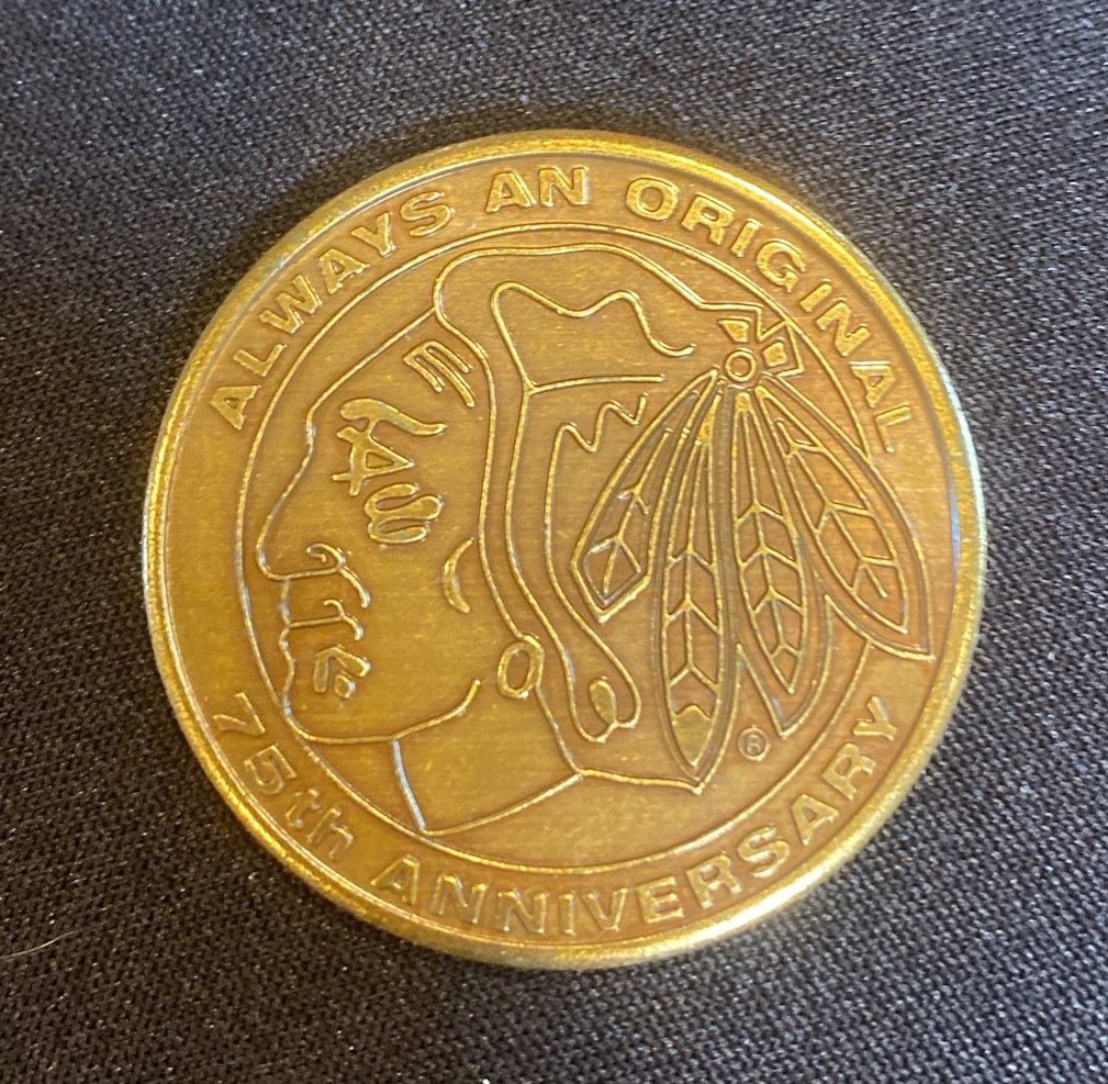 Chicago Blackhawks 75th Anniversary Medallion