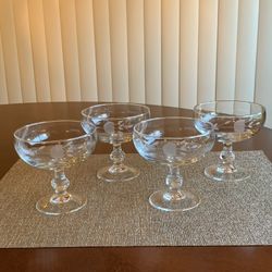 Princess House Heritage Desert/Wine Cups (Set Of 4)