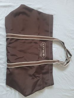 Large Coach Tote waterproof.  $100 Pickup In Oakdale