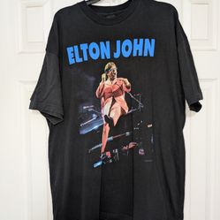 Vintage Elton John The Big Picture Tour T Shirt 1997 Band Tee