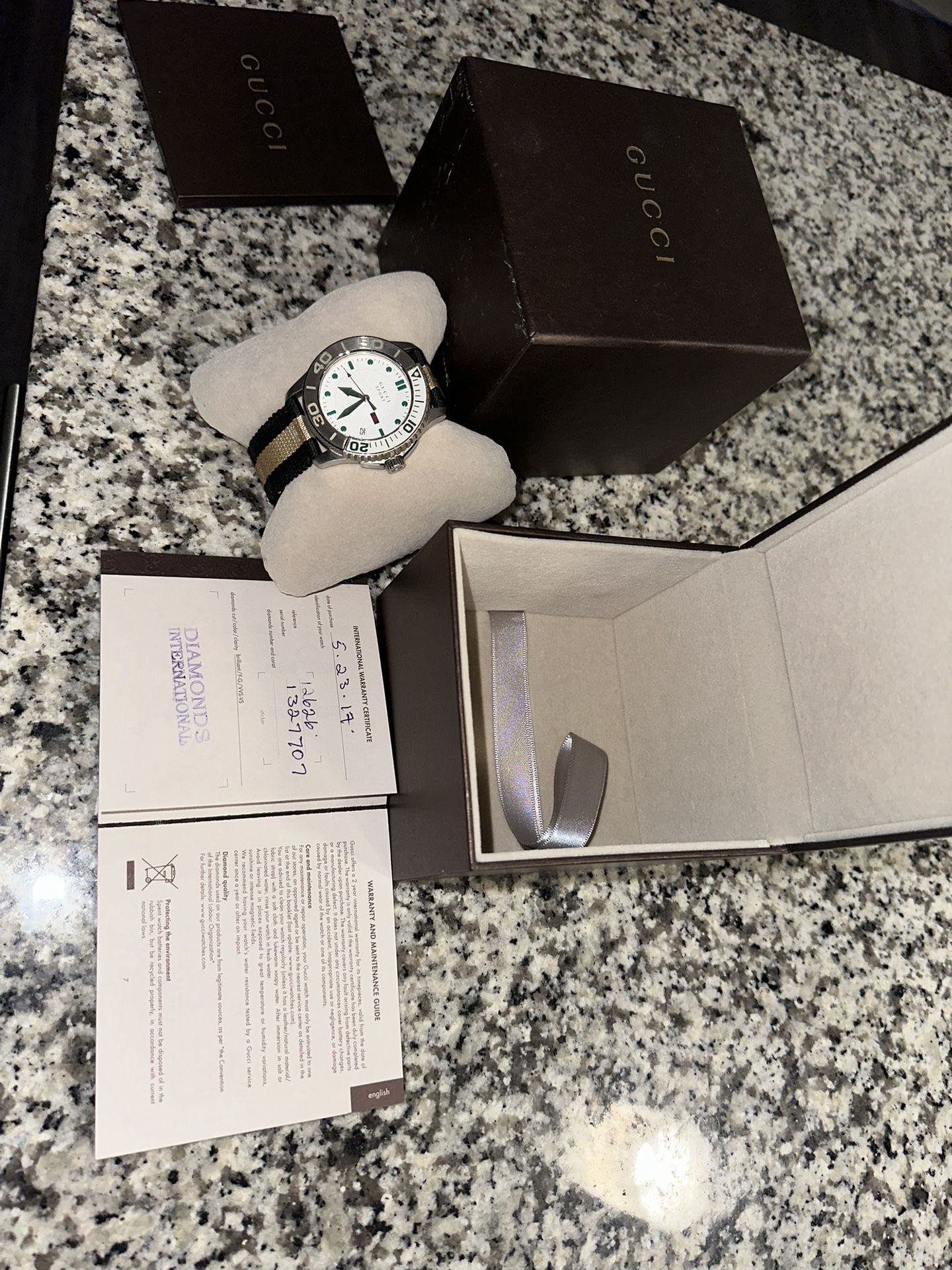 Limited Edition Gucci Sport Watch Used 