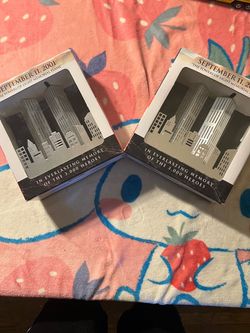 September 11, 2001 Towers of Light Memorial Flame – Set of 2