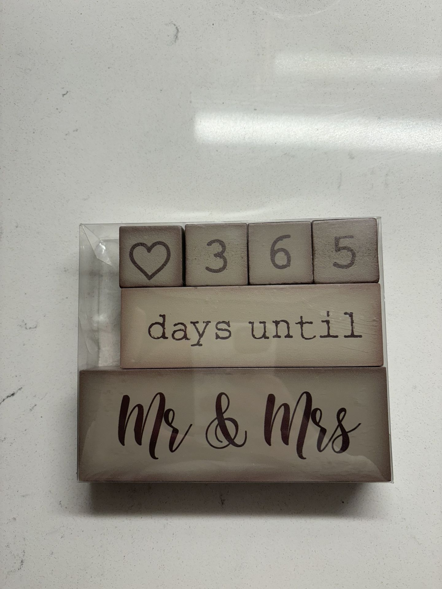 Wedding Countdown Decor