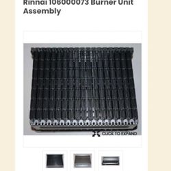 NEW Rinnai 10(contact info removed) Burner Unit Assembly  (tankless Water Heater) 