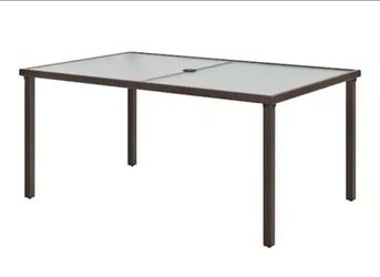 StyleWell 60 in. x 38 in. Rectangle Outdoor Dining Table