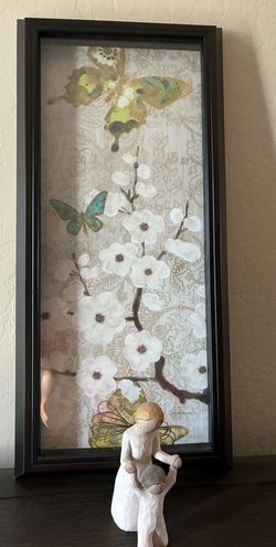 Cherry Blossom And Butterfly Wall Decor