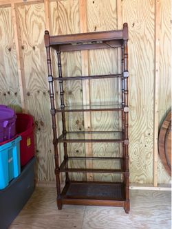 Display case/Book case w/light