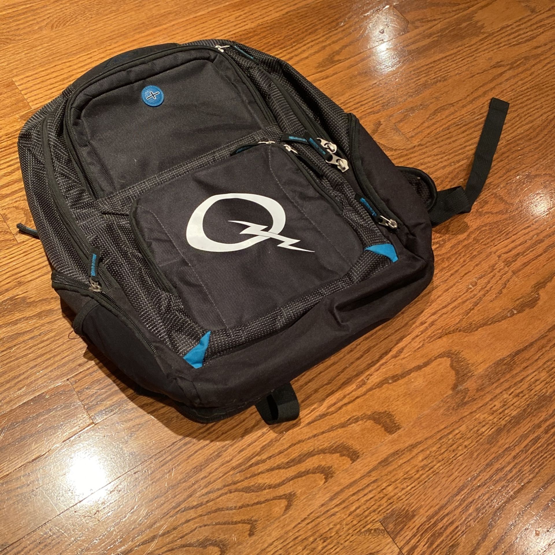Zoom Checkpoint-Friendly 15" Laptop Computer Backpack Bag Black