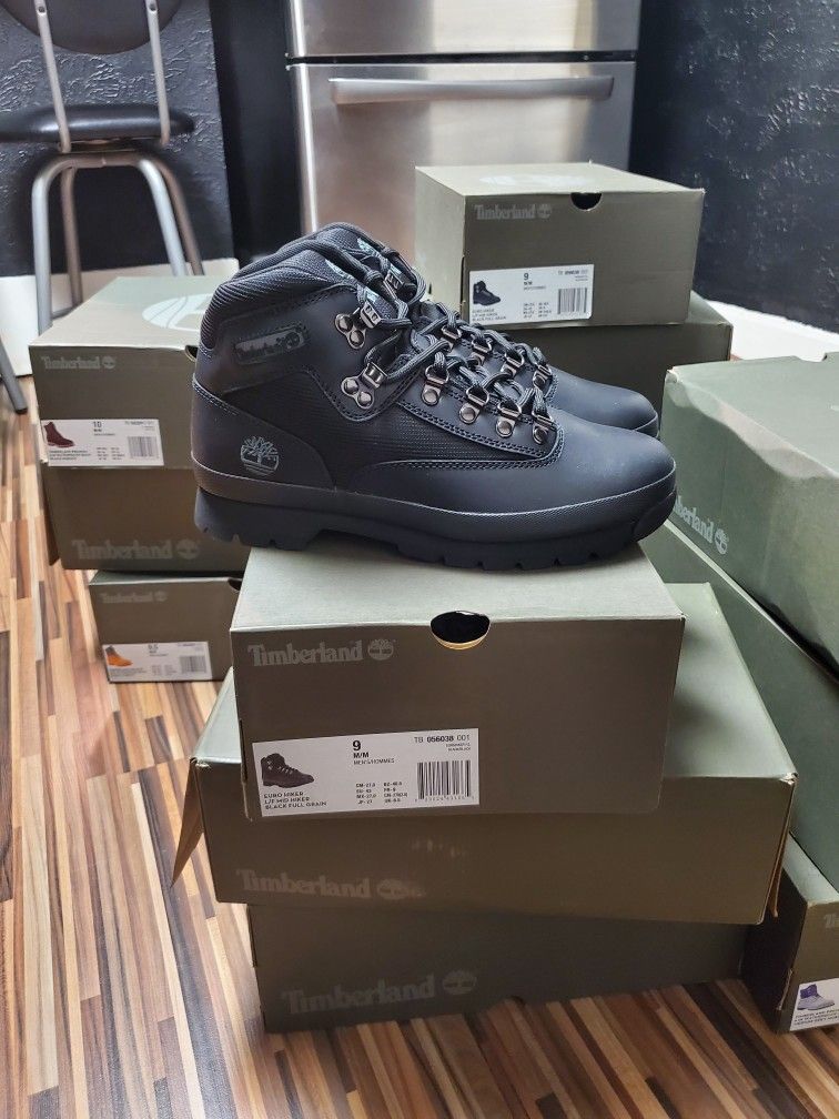 Timberland Euroboot sz 9 & 10.5 New $125
