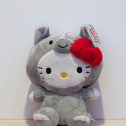 Hello Kitty Rhinoceros Costume 8" tall New