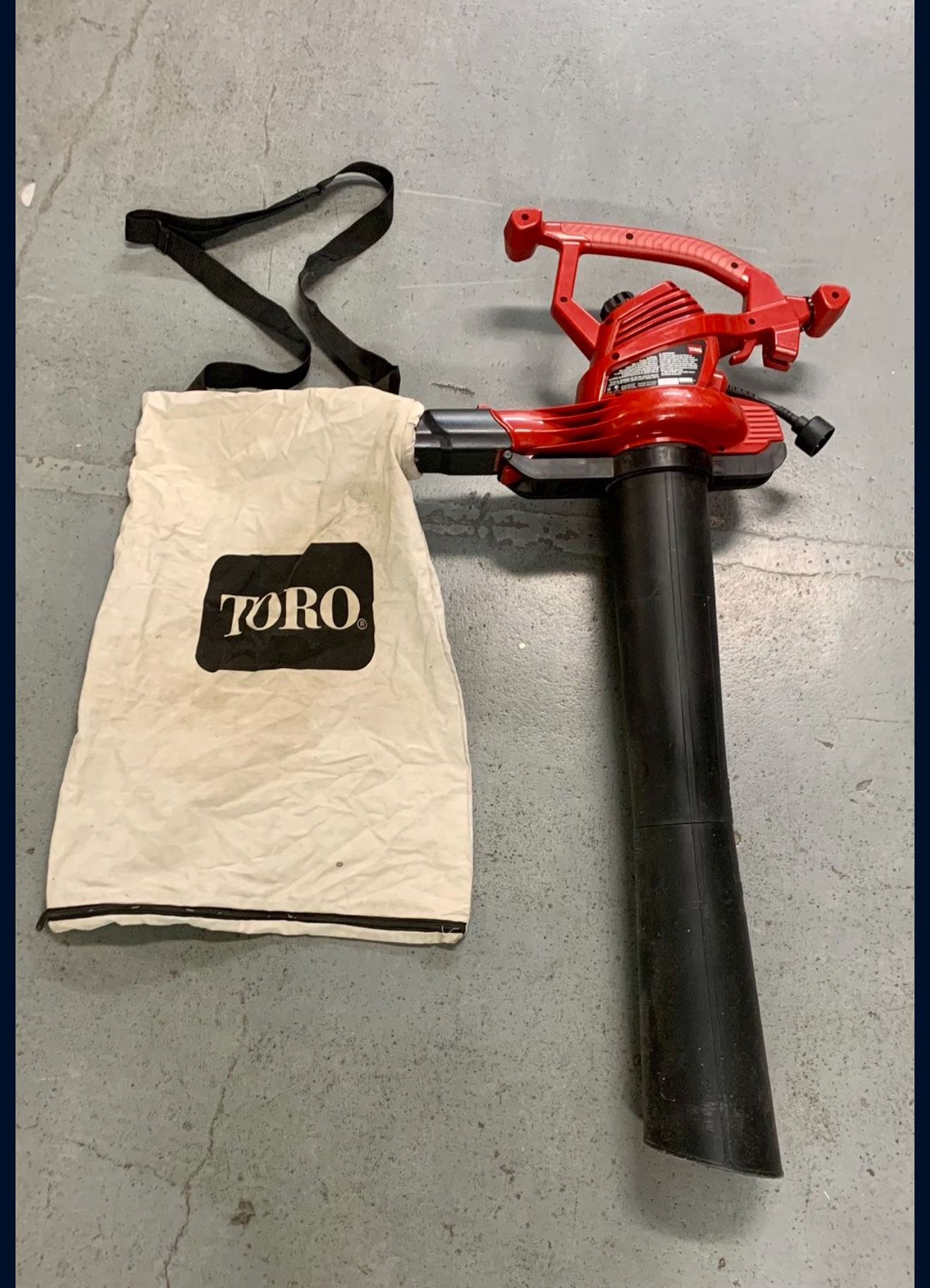 Toro Leaf Blower And Vacuum Heavy Duty