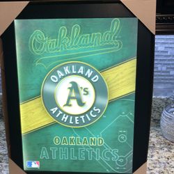 Oakland A’s MLB 3D LED Collector Frame Sign