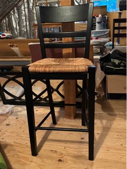 4 Black Counter Stools
