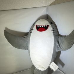Plush Grey Shark 16” Long Your Zone