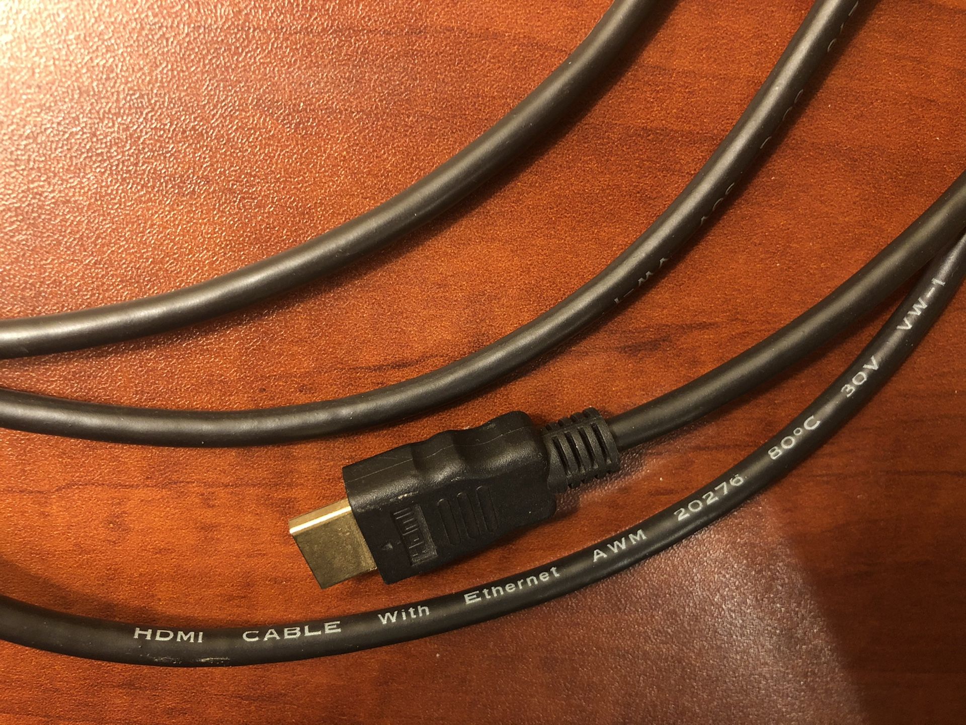 High speed HDMI cable with Ethernet 3 feet, black