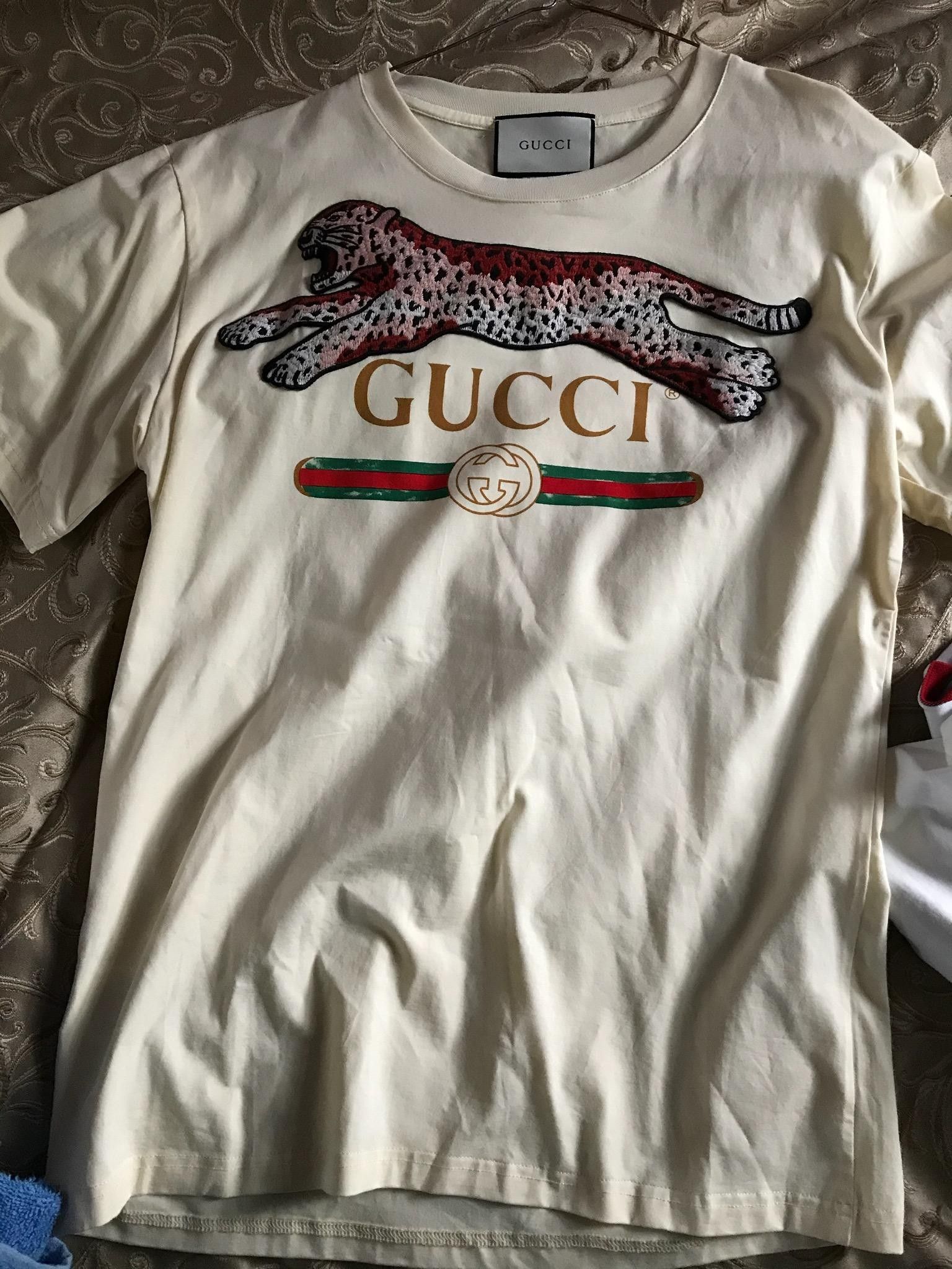 Gucci Shirt Tiger Patch Medium