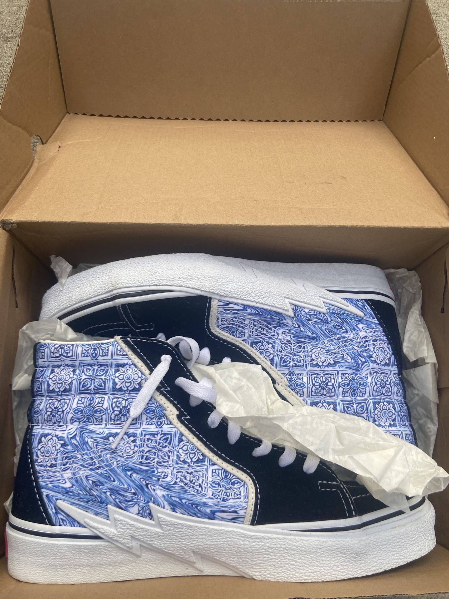 Vans Sk8-Hi Bolt Shoes size 7.5