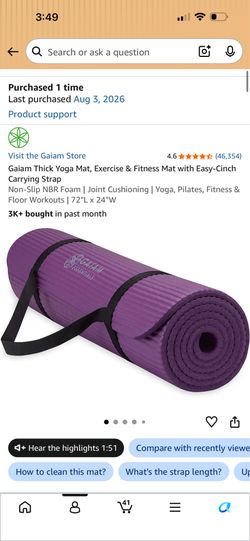Yoga mat Brand new still in plastic