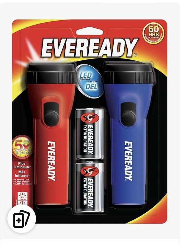 LED Flashlight 2 Pack