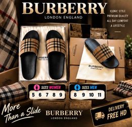 BURBERRY SLIDES