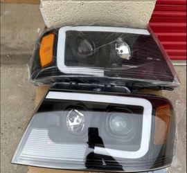 04-08 Ford F150 LED/drl Headlights Luces