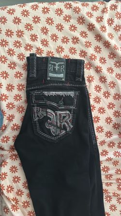 Rock revival black whit reed only for 150 size 30/32