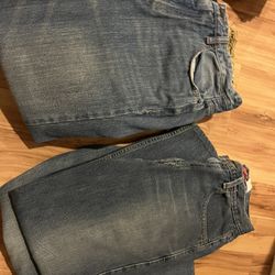 Levis Jeans, Slacks , Puma , Volcom Shirts