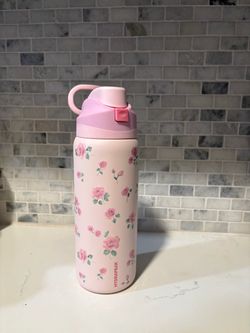 Hydrapeak Insulated Water Bottle Floral Pink