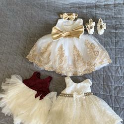 Adorable Baby Girl Dresses for Photoshoot (6–9 months)