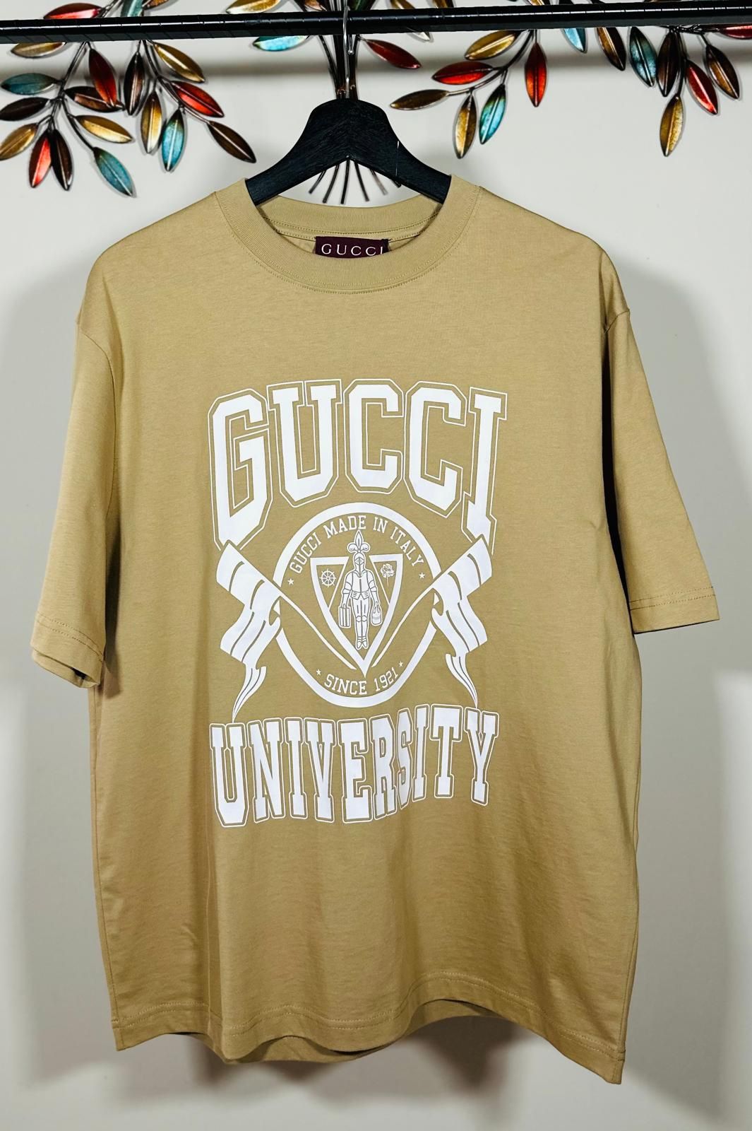 GUCCI UNIVERSITY LOGO PRINT T-SHIRT NEW SEASON SS25 !!!