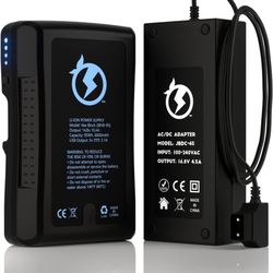 Juicebox V-Mount Battery & Rapid Charger 95 Blackmagic Ursa  Arri Red