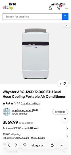 Portable AC 12,000 BTU