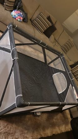 Large Foldable Baby Playpen (71”x59”) w/ Carry Bag and Toys
