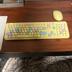 Wireless Keyboard With Mouse 