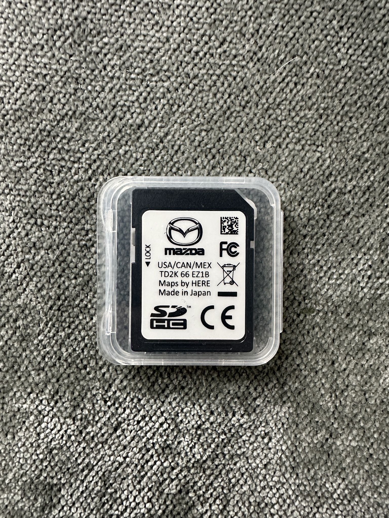 Mazda TD2K66EZ1B Navigation SD Card