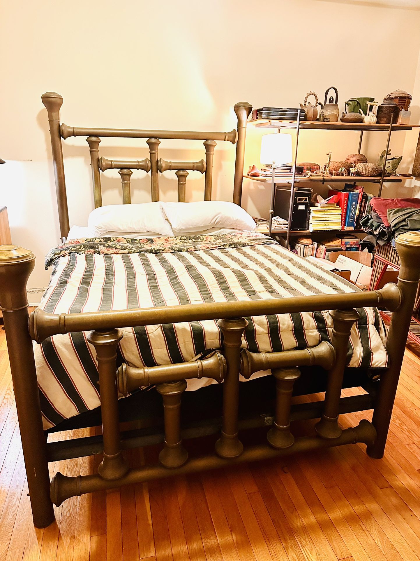 Vintage Brass Bed Frame From 1980s