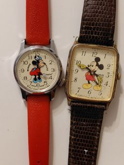 Bradley Time Minnie Mouse Lorus Mickey Mouse watch vintege