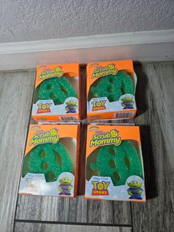 4 New Scrub Daddy Mommy Special Edition Disney Toy Story Alien Green

Brand new,  never used. 

Scrub Daddy
Sponge
Sponge Color: Green